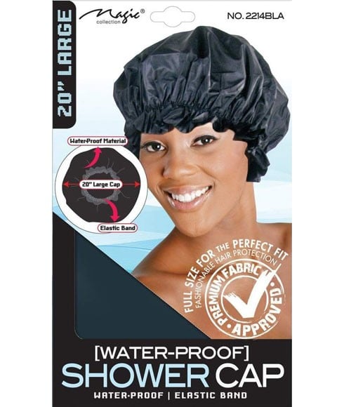 MAGIC COLLECTION WATER PROOF SHOWER CAP 2214BLA 