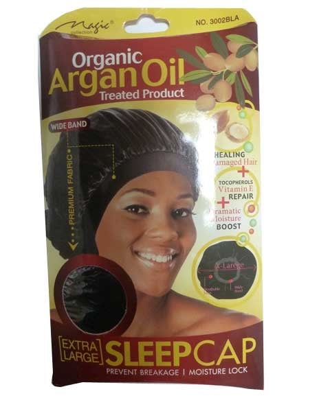 MAGIC COLLECTION ORGANIC ARGAN OIL SLEEP CAP 3002BLA 