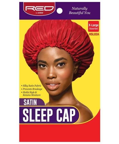 SATIN SLEEP CAP ASSORTED HSL02A  