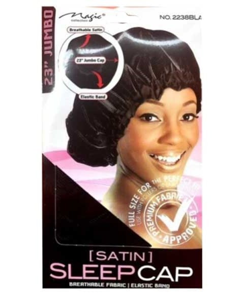 MAGIC COLLECTION SATIN SLEEP CAP 2238BLA 