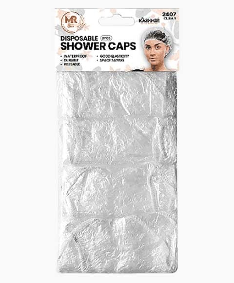 KASHMIR DISPOSABLE SHOWER CAPS 2407 CLEAR 