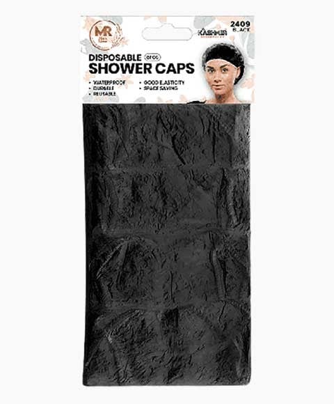 KASHMIR DISPOSABLE SHOWER CAPS 2409 BLACK 
