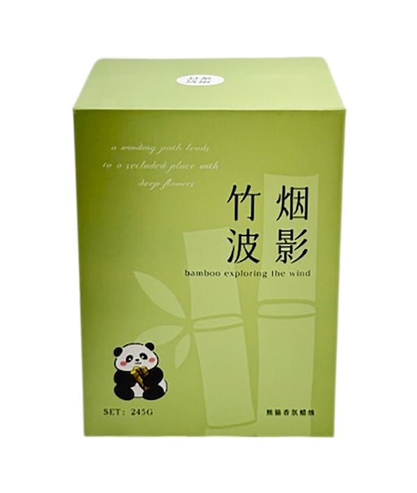 BAMBOO SMOKE WAVE SHADOW PANDA CANDLE 