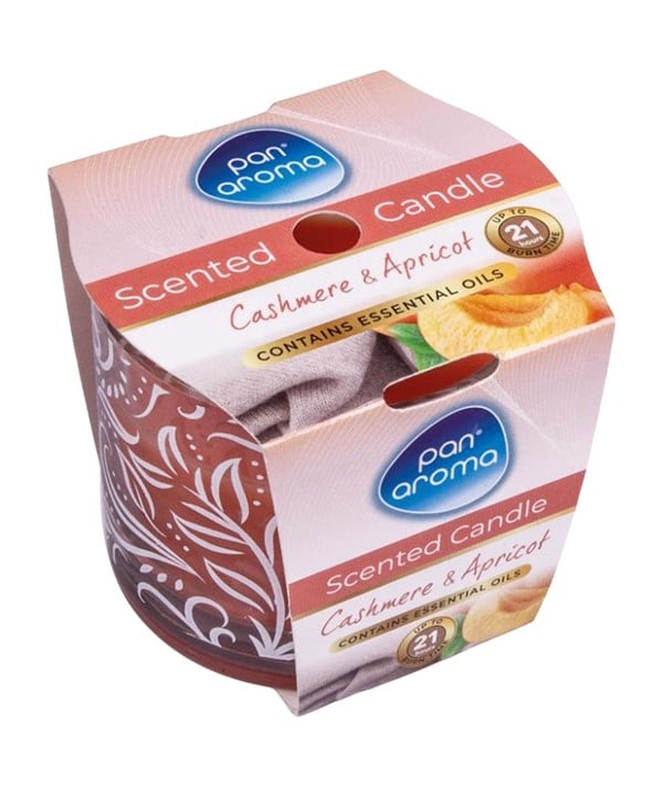 SCENTED CANDLE CASHMERE AND APRICOT 
