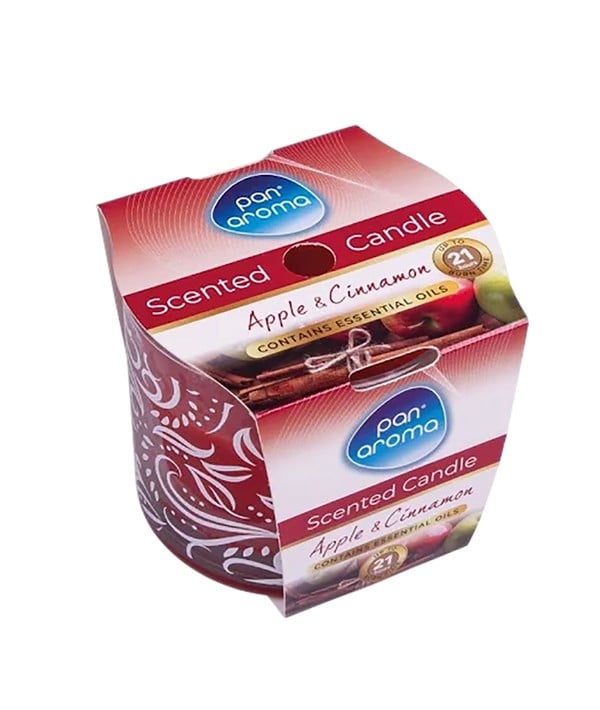 SCENTED CANDLE APPLE AND CINNAMON 