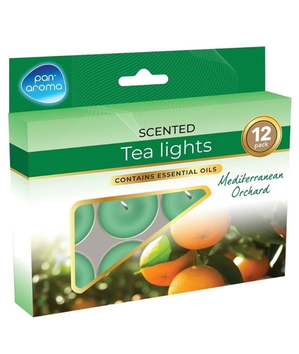 SCENTED TEA LIGHTS MEDITERRANEAN ORCHARD 