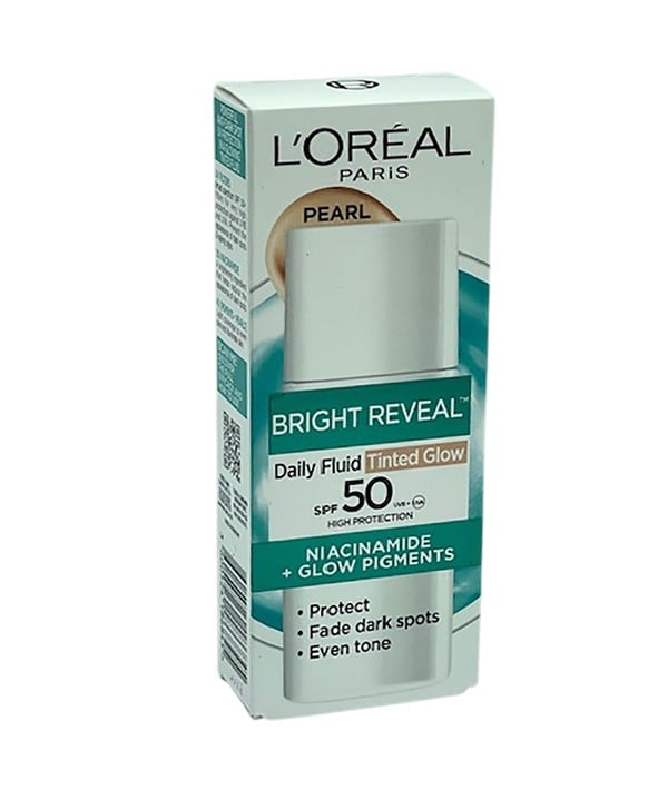 BRIGHT REVEAL DAILY FLUID TINTED GLOW SPF50 PEARL 