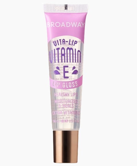 BROADWAY VITA LIP VITAMIN E CLEAR LIP GLOSS BCLG06D1 