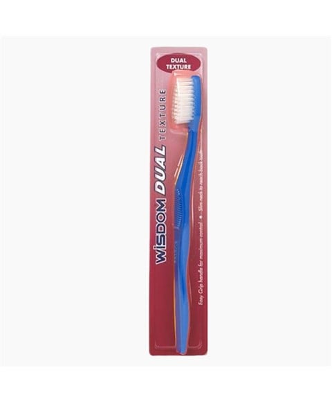WISDOM DUAL TEXTURE TOOTHBRUSH 