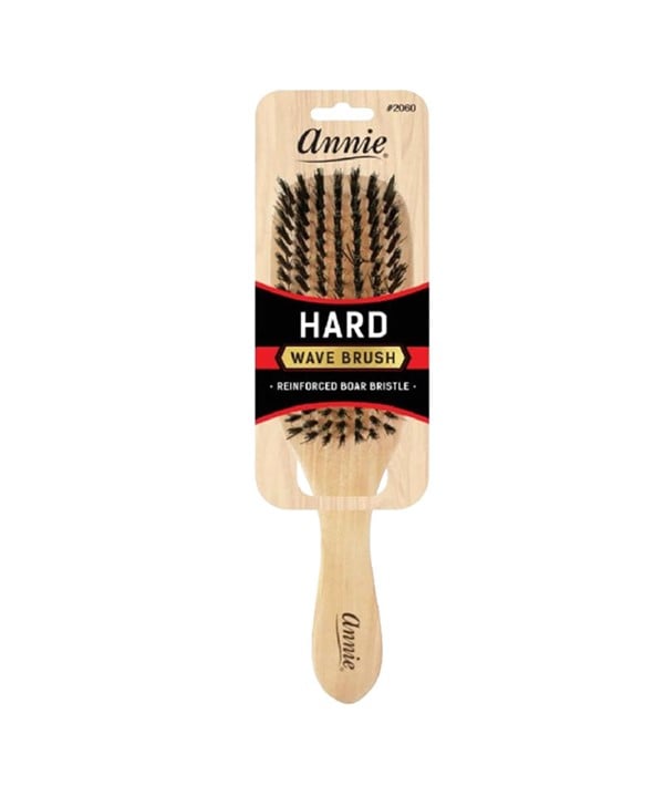 ANNIE NATURAL BOAR BRISTLE HARD WAVE BRUSH 2060 