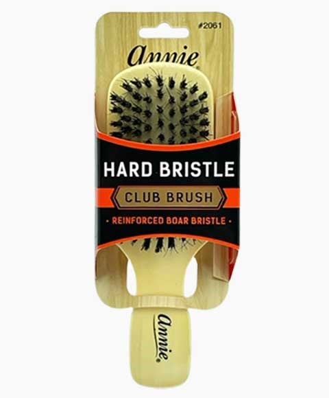 ANNIE REINFORCED BOAR BRISTLE HARD CLUB BRUSH 2061 