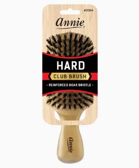 ANNIE REINFORCED BOAR BRISTLE HARD CLUB BRUSH 2064 