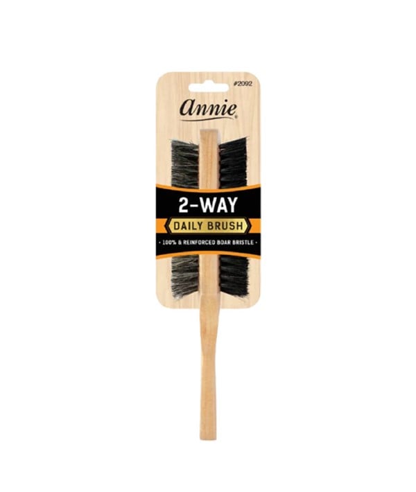 ANNIE BOAR REINFORCED BRISTLE 2 WAY WOODEN BRUSH 2092 