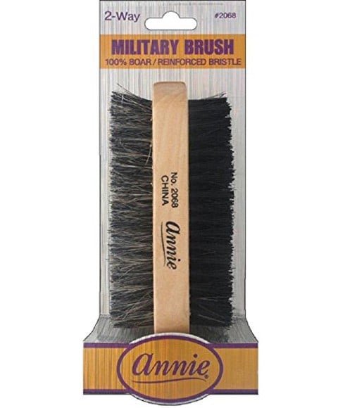 ANNIE BOAR REINFORCED BRISTLE 2 WAY MILITARY BRUSH 2068 