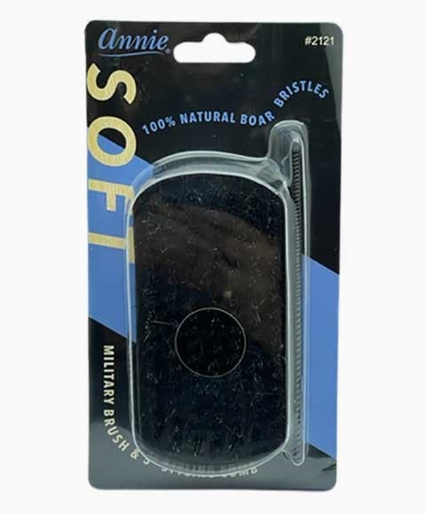 ANNIE SOFT MILITARY BRUSH WITH 5 STYLING COMB 2121 