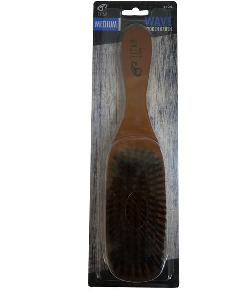 TITAN MEDIUM WOODEN WAVE BRUSH 724 