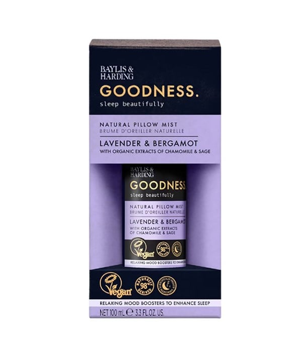 GOODNESS LAVENDER AND BERGAMOT NATURAL PILLOW MIST 