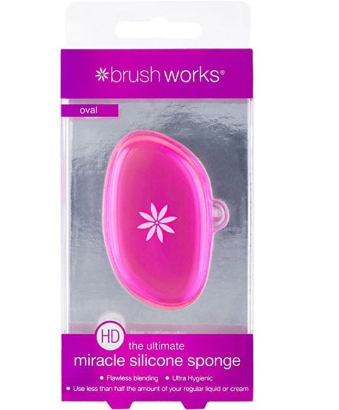 BRUSH WORKS MIRACLE SILICONE OVAL SPONGE 