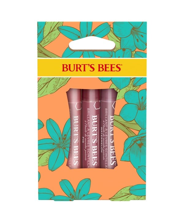 BURTS BEES PETAL KISSES LIP SHIMMER GIFT SET 