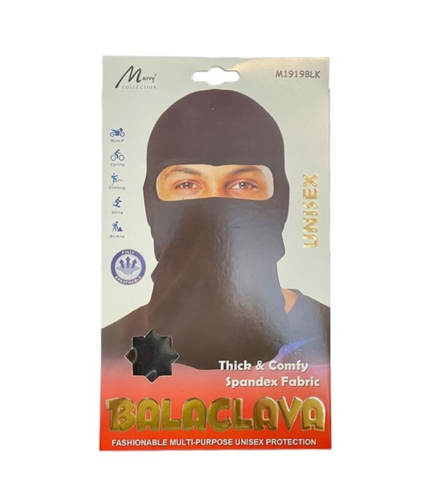 MURRY COLLECTION UNISEX BALACLAVA M1919BLK 