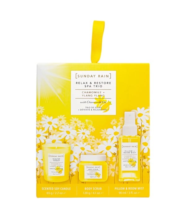 CHAMOMILE YLANG YLANG RELAX AND RESTORE SPA TRIO 