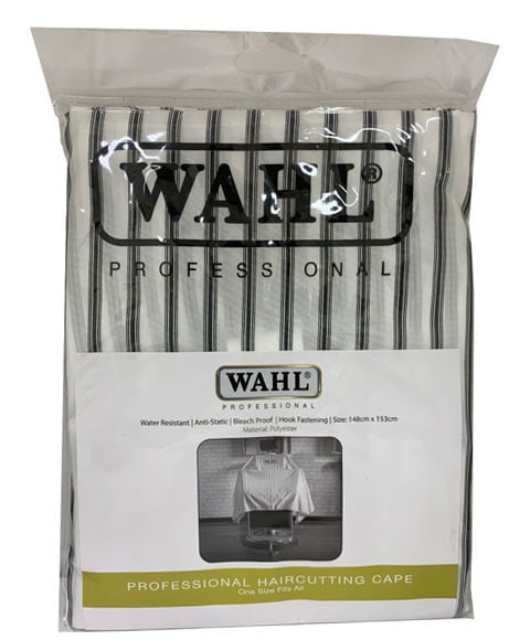 WAHL PROFESSIONAL PINSTRIPE HAIRCUTTING CAPE 