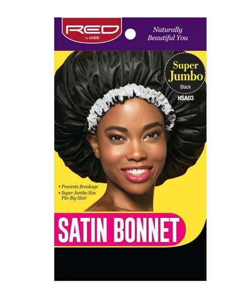 SATIN BONNET BLACK HSA03 