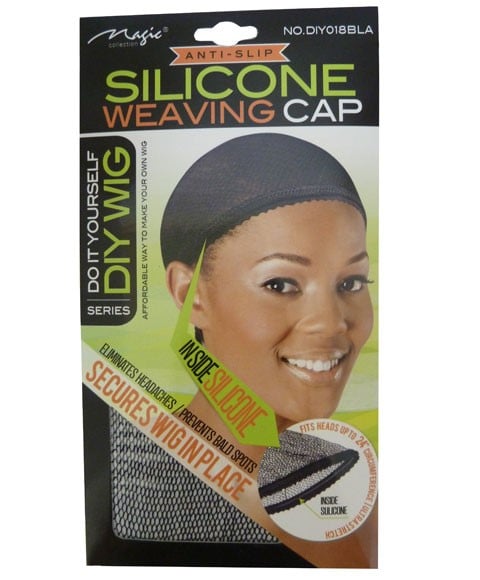 MAGIC COLLECTION SILICONE WEAVING CAP DIY018BLA 