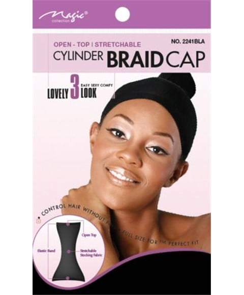 MAGIC COLLECTION STRETCHABLE CYLINDER BRAID CAP 