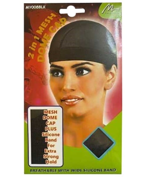 2 IN 1 MESH DOME CAP MY008BLK 