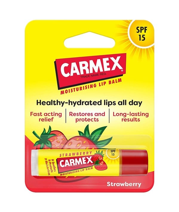 CARMEX MOISTURISING LIP BALM STICK STRAWBERRY 