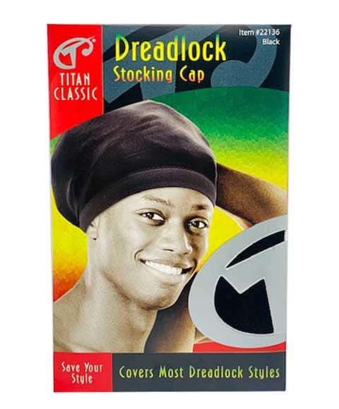 TITAN CLASSIC DREADLOCK STOCKING CAP 22136BLK 