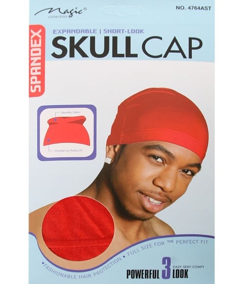 MAGIC COLLECTION SPANDEX SKULL CAP 4764AST 