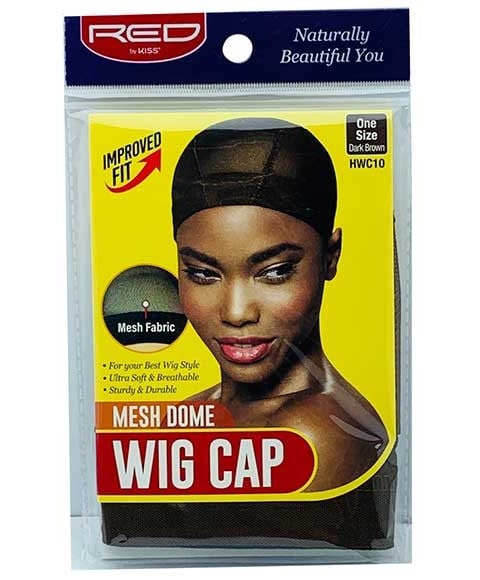 MESH DOME WIG CAP DARK BROWN HWC10 