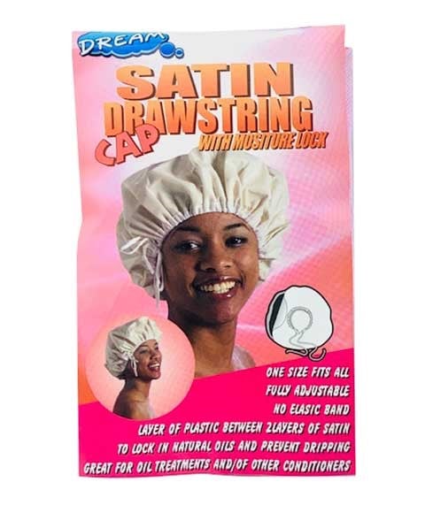 DREAM SATIN DRAWSTRING CAP 