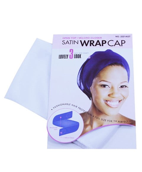 MAGIC COLLECTION SATIN WRAP CAP 2221AST 