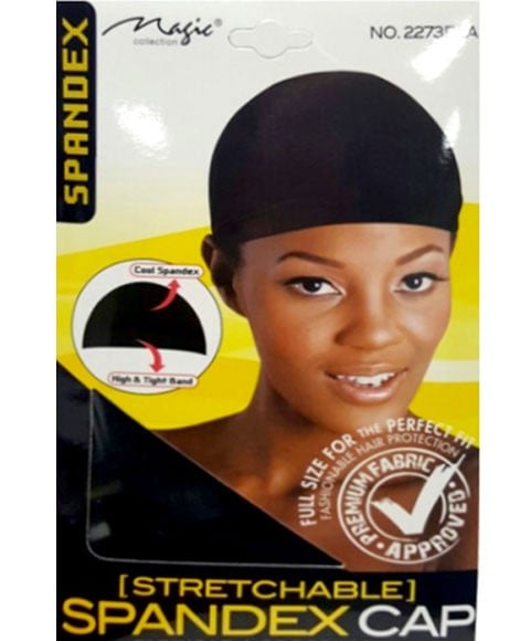 MAGIC COLLECTION STRECHABLE SPANDEX CAP 2273BLA 