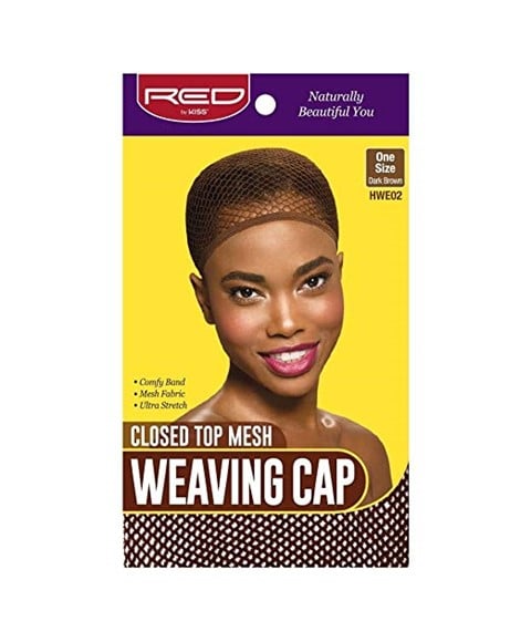 CLOSED TOP MESH WEAVING CAP DARK BROWN HWE02 