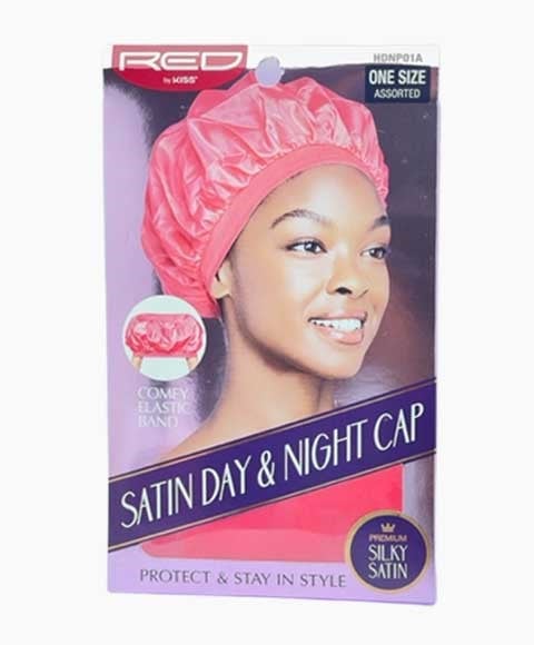 RED BY KISS SATIN DAY AND NIGHT CAP HDNP01A 