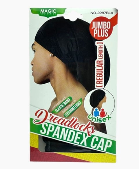 MAGIC COLLECTION DREADLOCKS SPANDEX UNISEX CAP 2287BLA 
