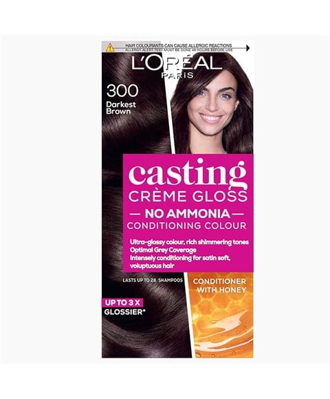 CASTING CREME GLOSS CONDITIONING COLOR 300 DARKEST BROWN 