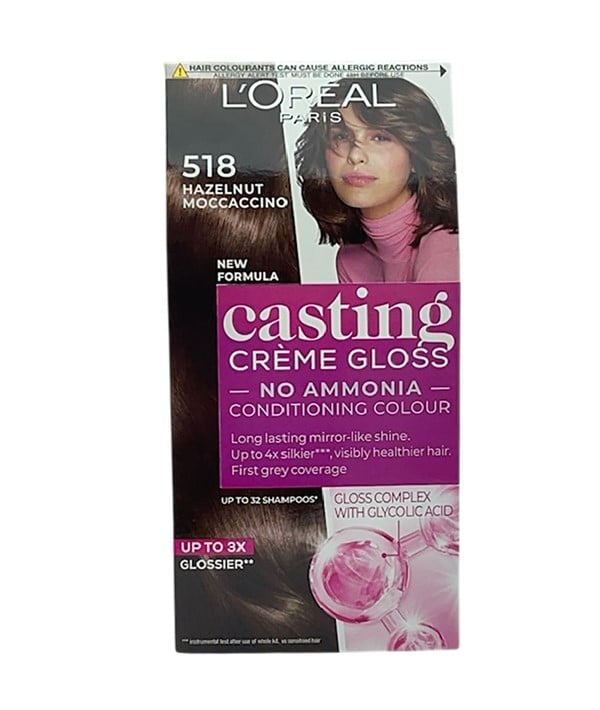 CASTING CREME GLOSS CONDITIONING COLOR 518 HAZELNUT MOCCAC
