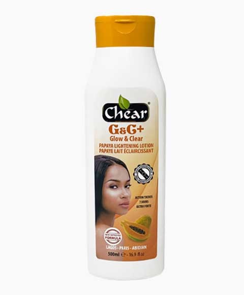 CHEAR G AND C PLUS GLOW AND CLEAR PAPAYA LOTION 