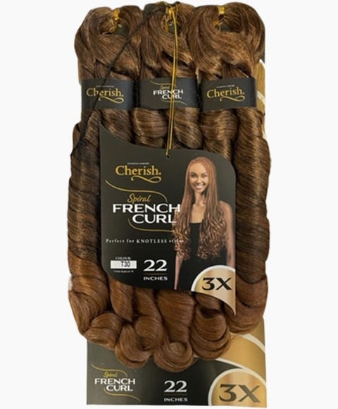 CHERISH SPIRAL FRENCH CURL BRAID PRE STRETCHED 3X