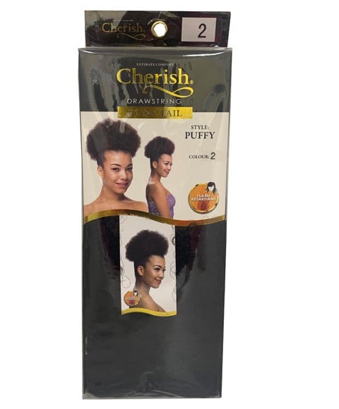 CHERISH SYN DRAWSTRING PUFFY PONYTAIL 