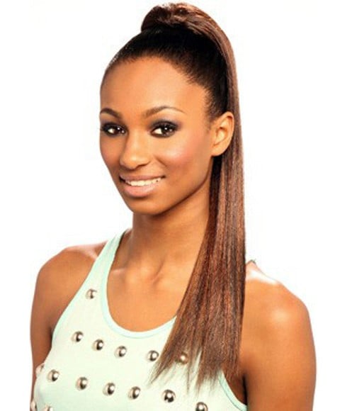 CHERISH SYN DRAWSTRING YAKI STRAIGHT PONYTAIL 