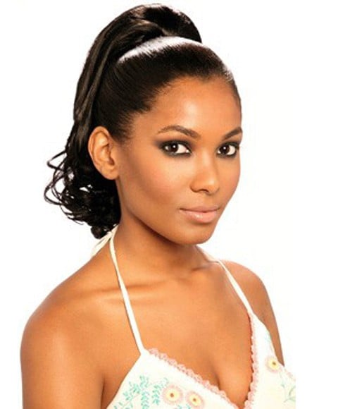 CHERISH SYN DRAWSTRING KINGSTON GIRL PONYTAIL 