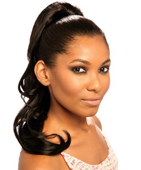 CHERISH SYN DRAWSTRING NAPOLI GIRL PONYTAIL 