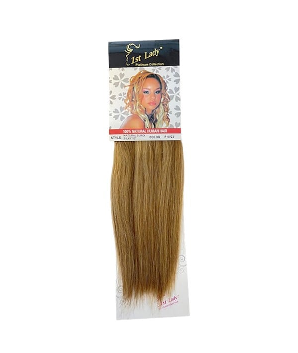 FIRSTLADY NATURAL EURO SILKY BLENDED HUMAN HAIR 