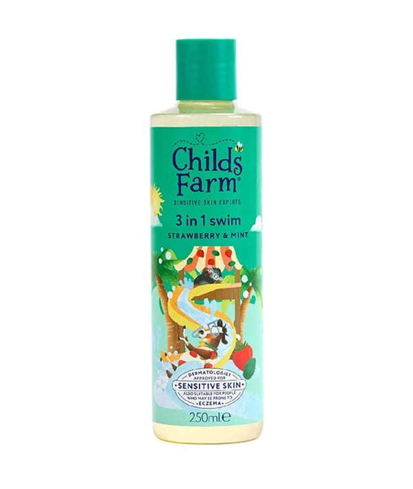 CHILDS FARM STRAWBERRY AND MINT 3 IN 1 SWIM WASH 